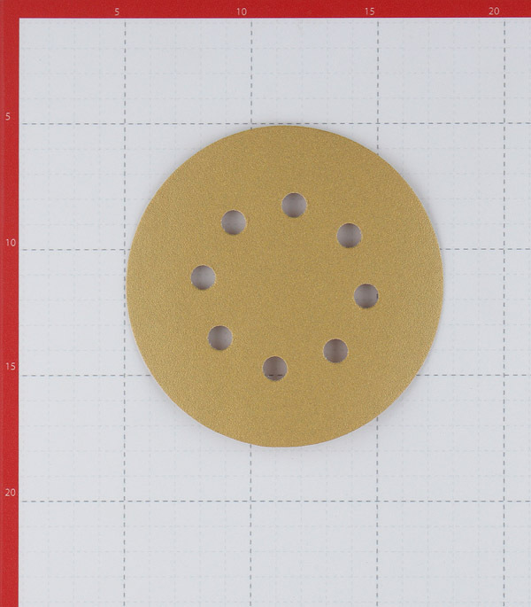 Диск шлифовальный Starcke d125 мм P120 на липучку перфорированный (5 шт.)
