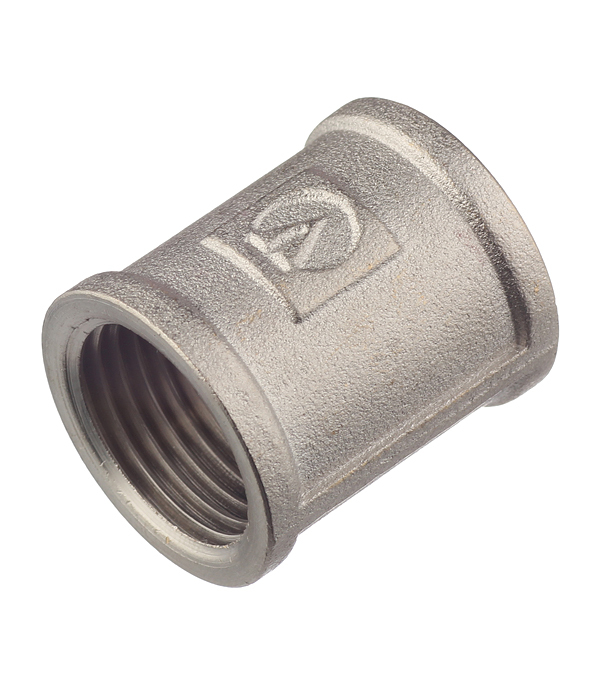 Муфта Valtec 1/2 ВР(г) х 1/2 ВР(г) латунная (VTr.270.N.0004)