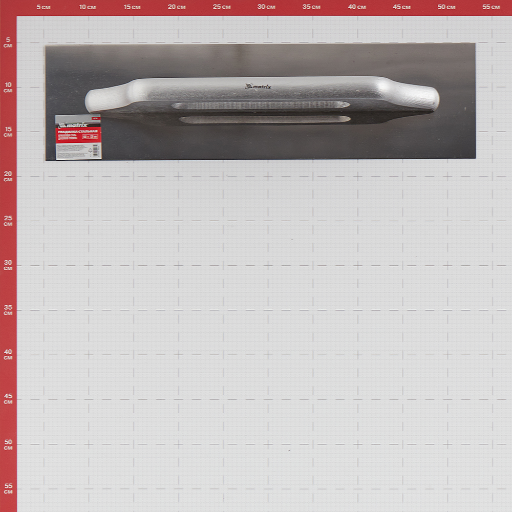 Гладилка плоская Matrix 480х130 мм с деревянной ручкой