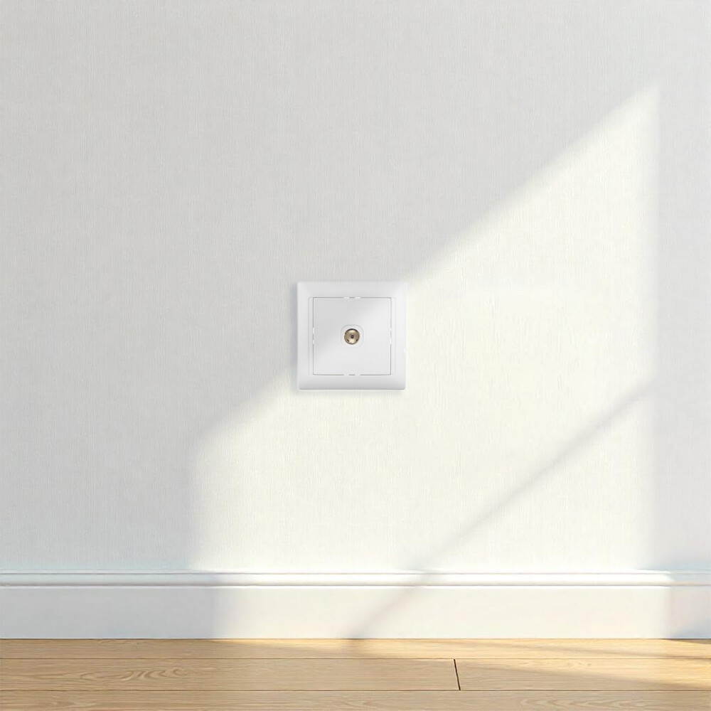 Розетка телевизионная Svet встраиваемая белая (SV1001-0038)