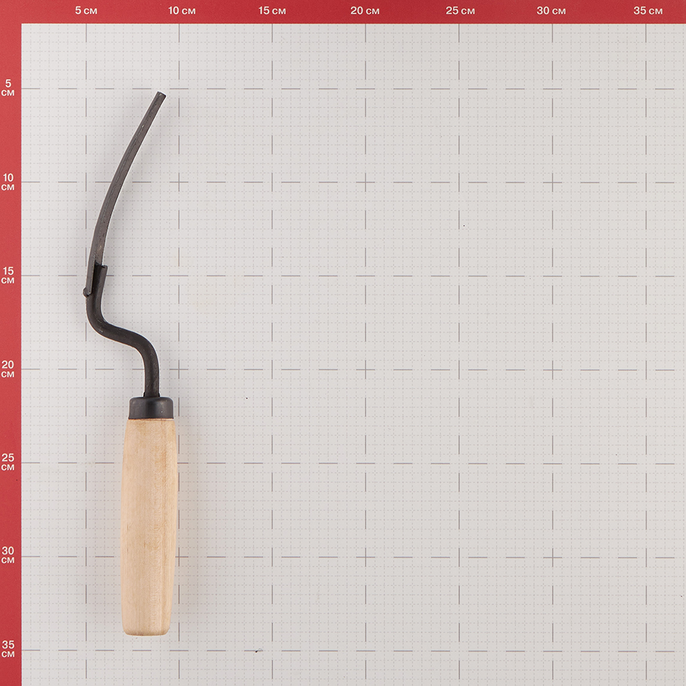 Расшивка швов кирпичной кладки Сибртех вогнутая с деревянной ручкой