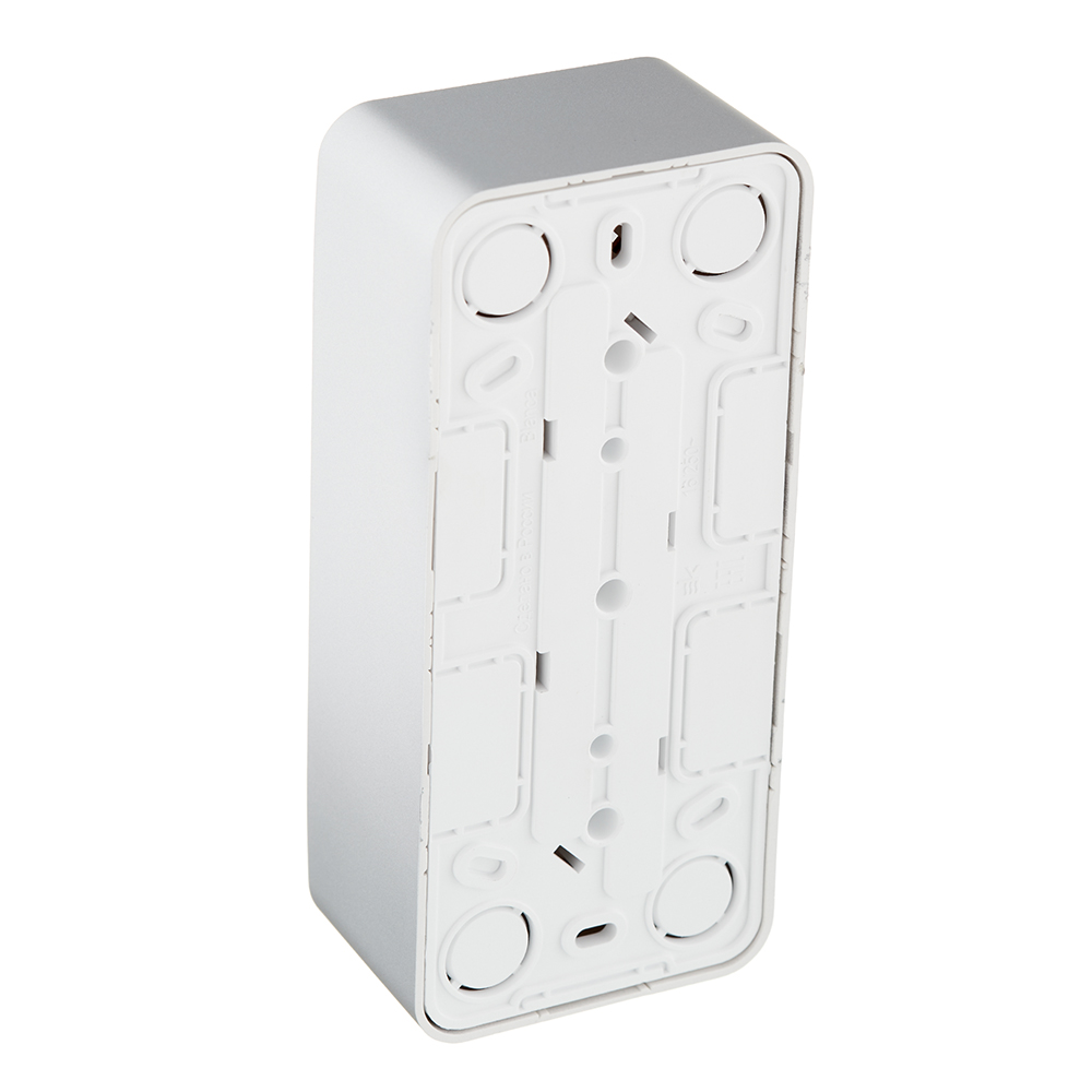 Розетка Systeme Electric Blanca накладная алюминий (BLNRA010313)