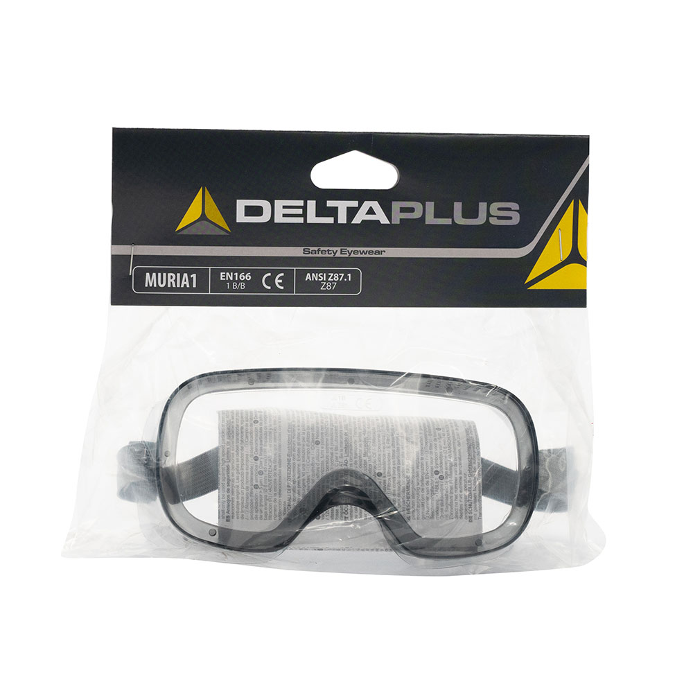 Очки защитные Delta Plus Muria закрытые с прозрачными линзами (MURIA1VD)