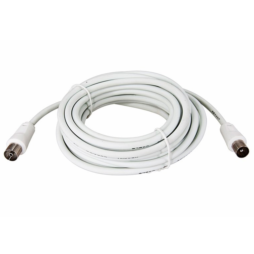 ТВ удлинитель Rexant штекер-гнездо (1,5 м) белый (18-0002)