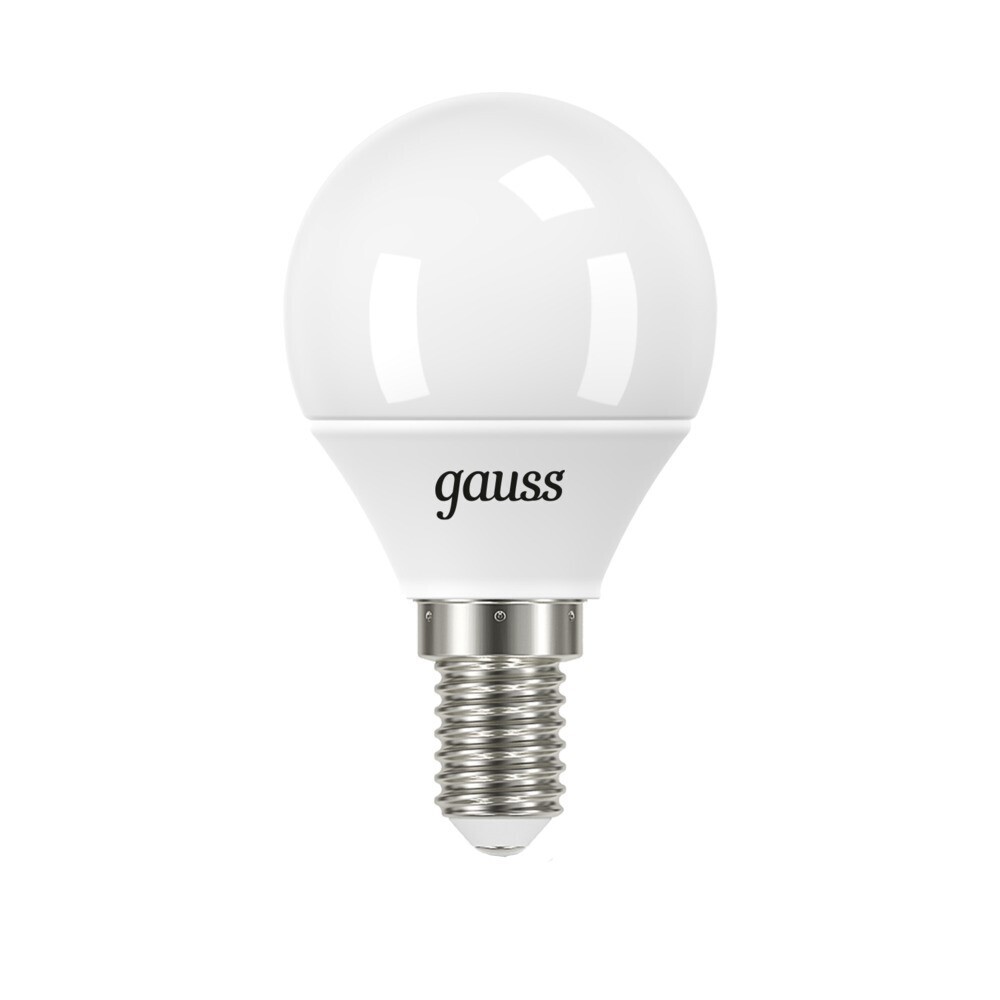 Лампа светодиодная Gauss E14  6500К 6,5 Вт 550 Лм 175-240 В шар тонированная