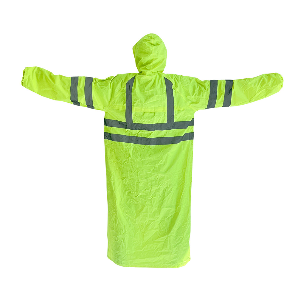 Плащ влагозащитный унисекс полиэстер с ПВХ покрытием КМ (one size) рост 180-186 см желтый (686882)