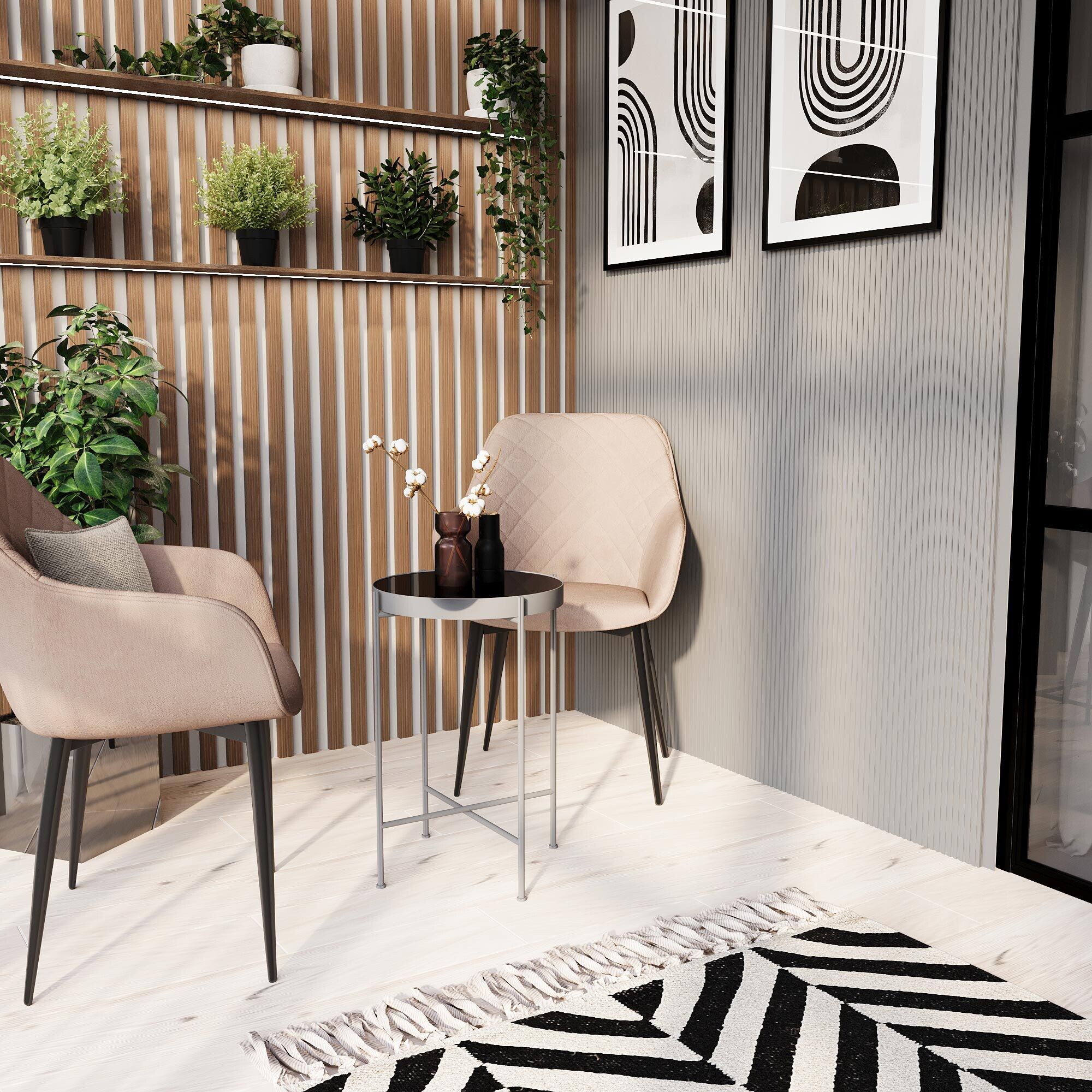 Декоративная рейка МДФ 35х16х2700 мм дуб винтаж Стильный Дом