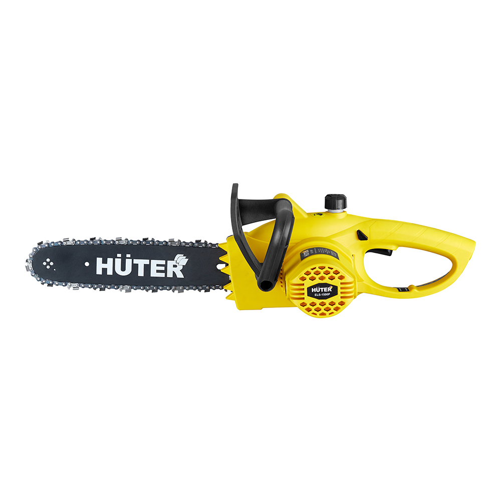 Пила цепная электрическая Huter ELS-1500P 1500 Вт 12" шаг 3/8" паз 1,3 мм 45 звеньев (70/10/4)