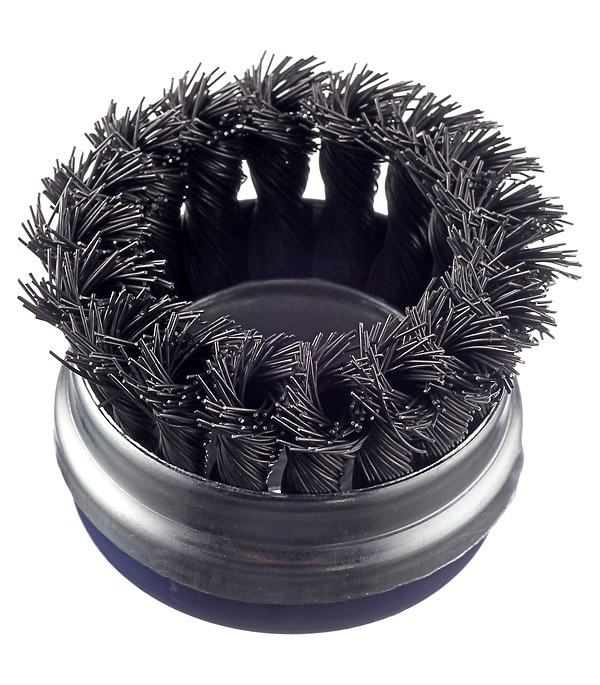 Корщетка для УШМ Практика витая жесткая кольцом чашеобразная d65 мм M14