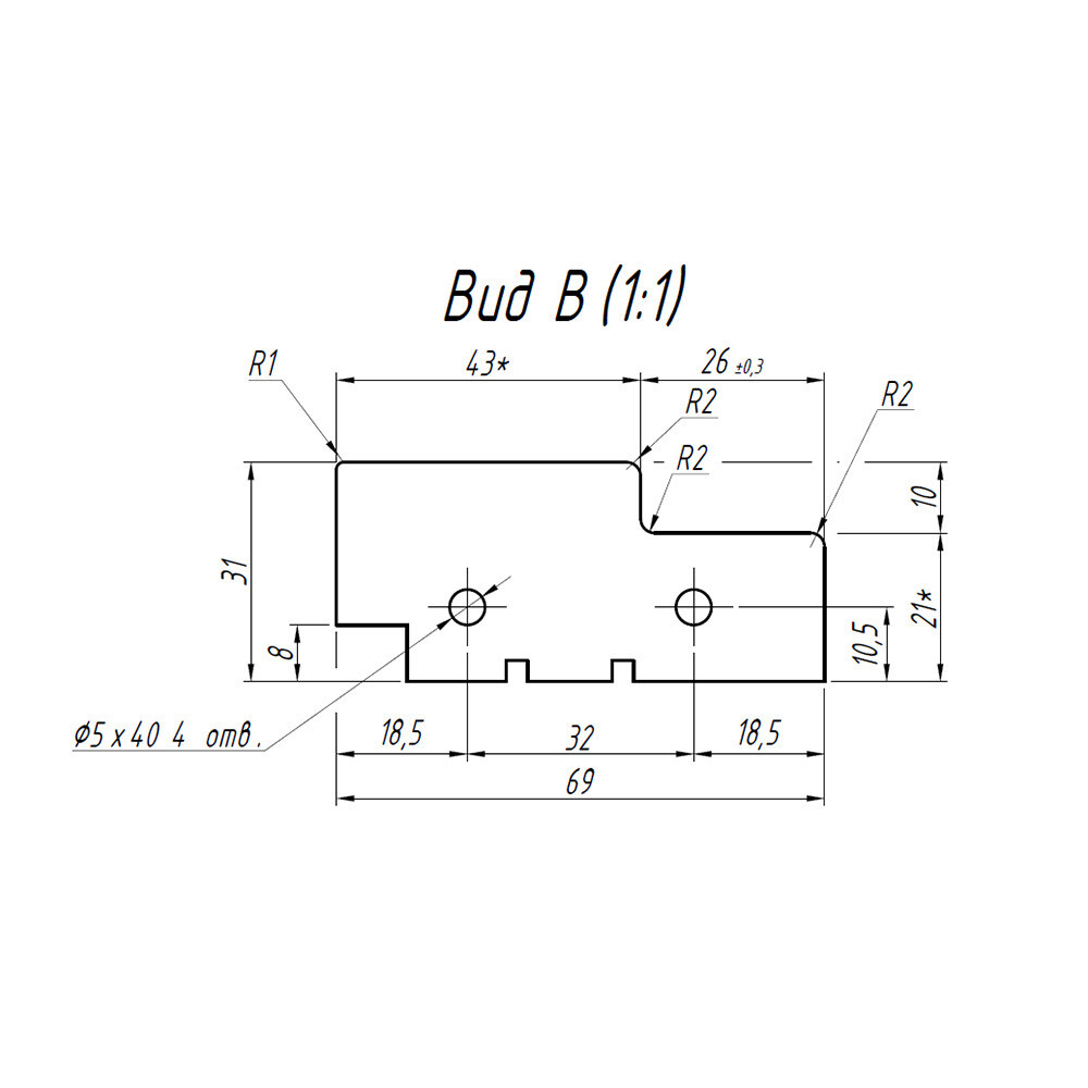 Коробка дверная 70х32х2070 мм (600 мм) финишпленка белая с петлями (2,5 шт.)