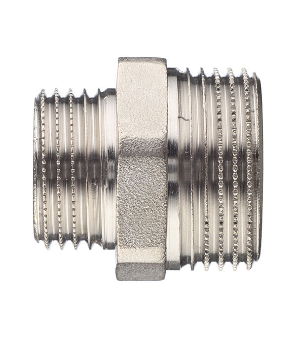 Ниппель переходной Stout 3/4 НР(ш) х 1/2 НР(ш) латунный (SFT-0004-003412)
