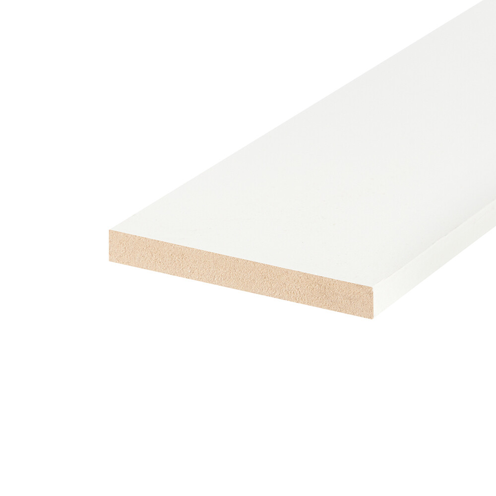 Наличник Палитра/Сафари/Норд 70х8х2140 мм финишпленка белый прямой (1 шт.)