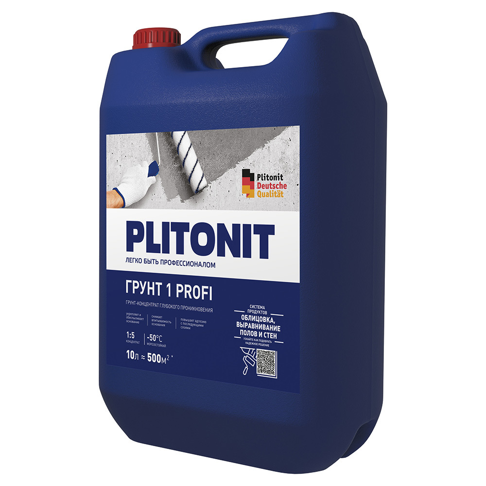 Грунт Plitonit 1/ 1 Profi 10 л концентрат 1:5