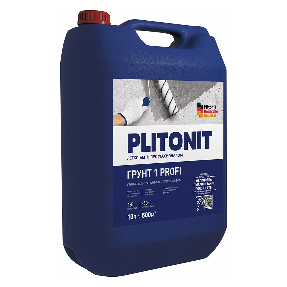 Грунт Plitonit 1/ 1 Profi 10 л концентрат 1:5