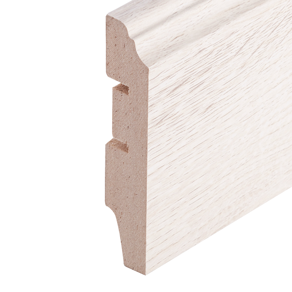 Плинтус МДФ Cosca Décor WP07 дуб кремовый 80х16х2400 мм
