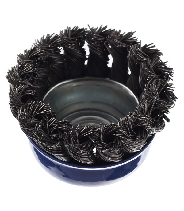 Корщетка для УШМ Практика витая жесткая чашеобразная d65 мм M14