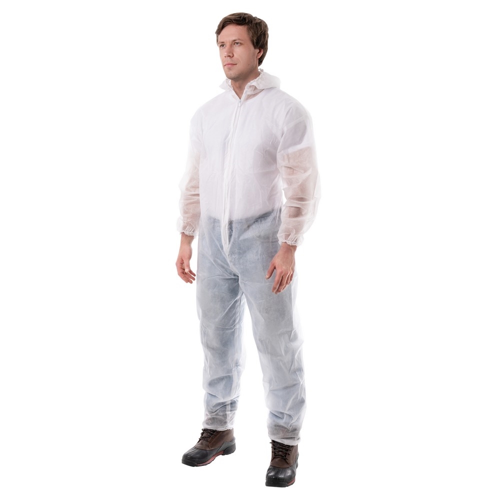 Комбинезон малярный защитный универсальный рост 170-188 см белый