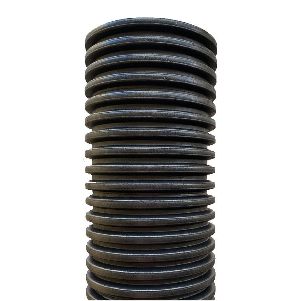 Труба дренажная гофрированная ДГТ-ПНД d110 мм SN4 без перфорации м.п.