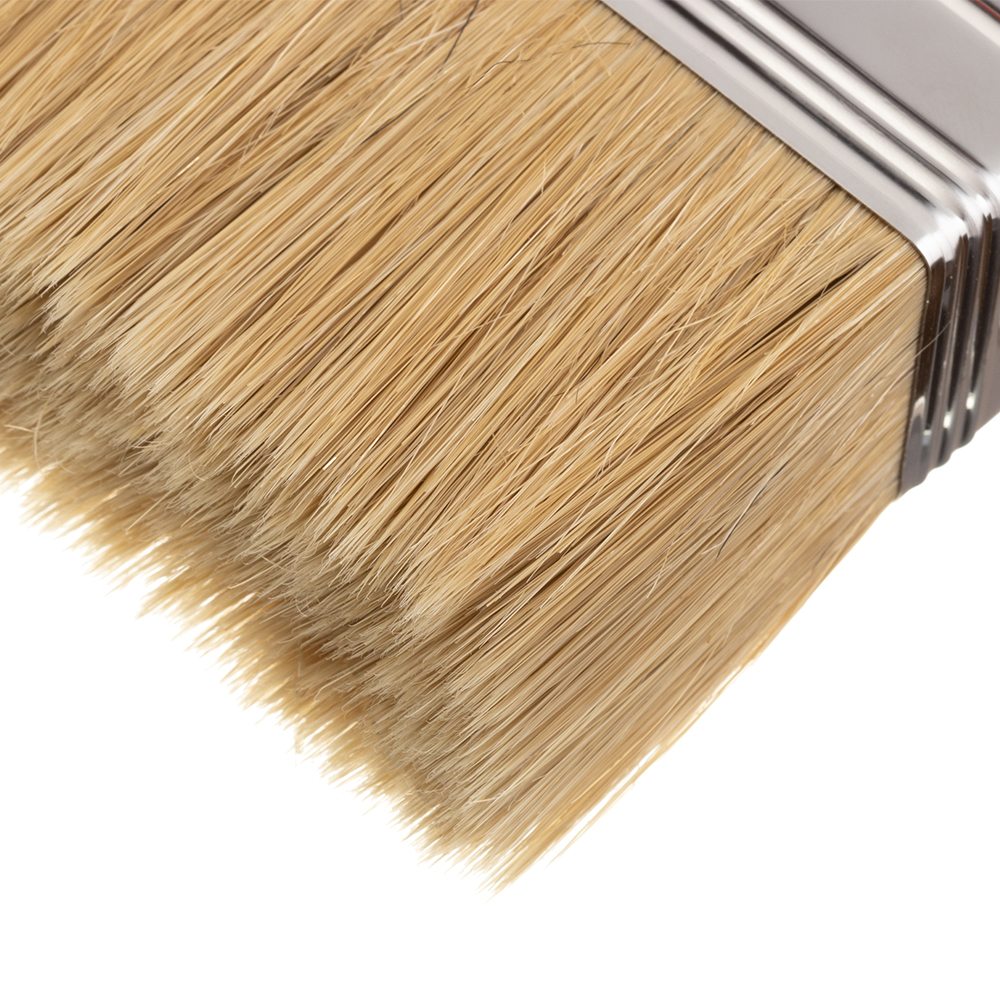 Кисть макловица смешанная щетина пластиковая ручка 140х40 мм для ЛКМ на водной основе и клея