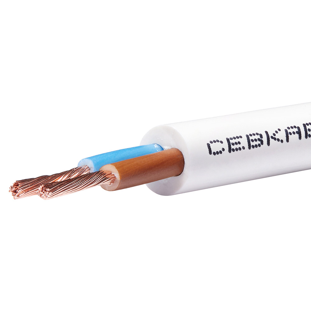 Провод Севкабель ПВС 2х0,75 (100 м)