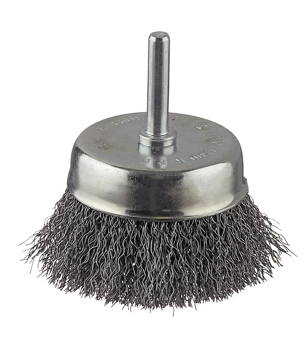 Корщетка для дрели Практика (032-584) мягкая чашеобразная d75 мм