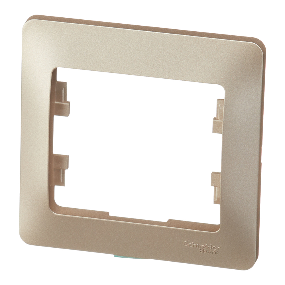 Рамка Systeme Electric Glossa oдноместная титан (GSL000401)