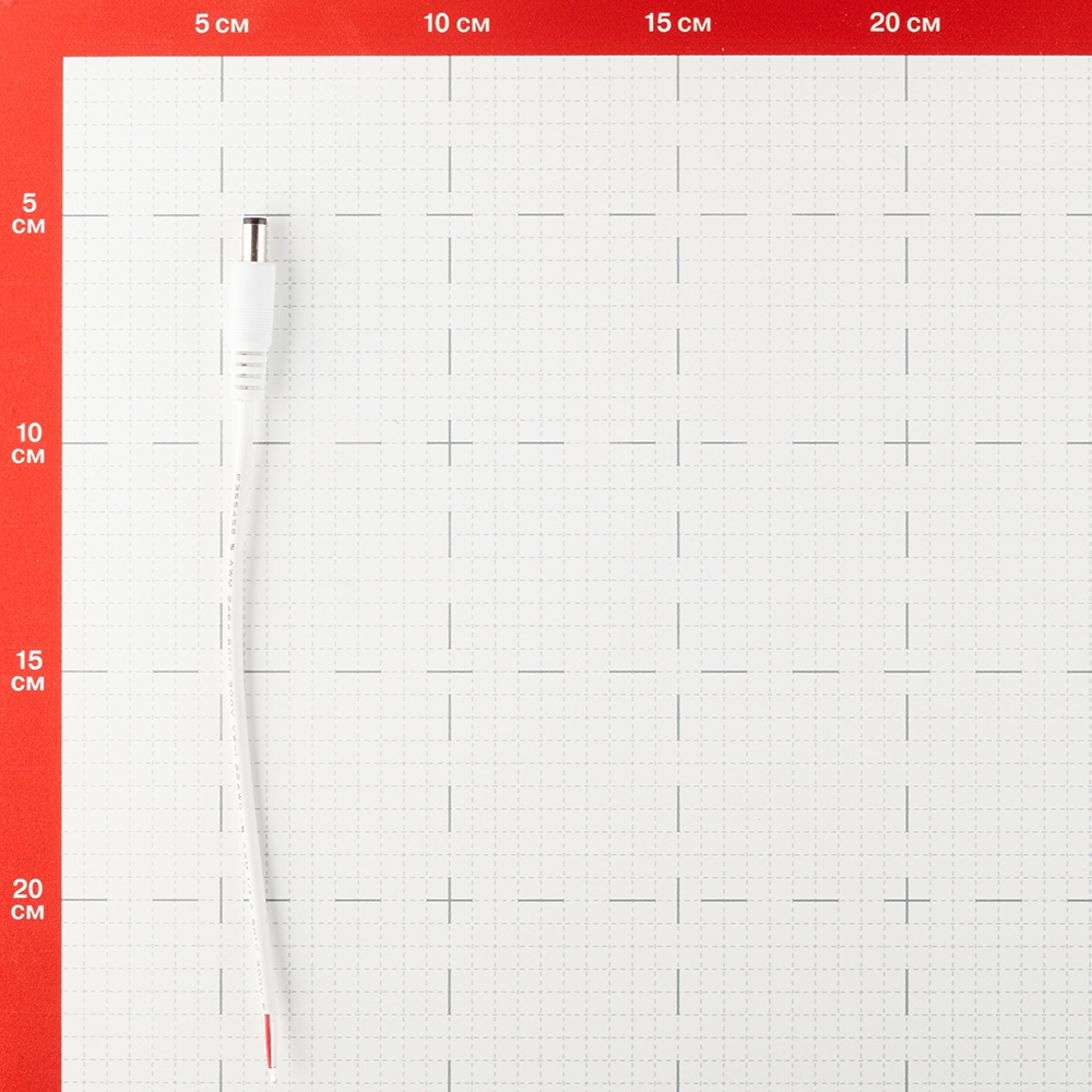 Коннектор для светодиодной ленты JACK 2,1х5,5 мм выход Apeyron (09-05)