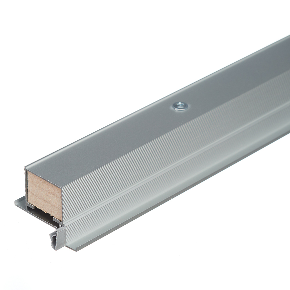 Коробка дверная скрытого монтажа Invisible 59,5х44,5х2100 мм универсальная серебро с петлями (2,5 шт.)