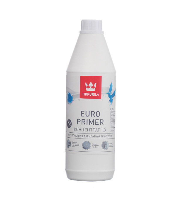 Грунт Tikkurila/Tikkivala Euro Primer 0,9 л концентрат 1:3