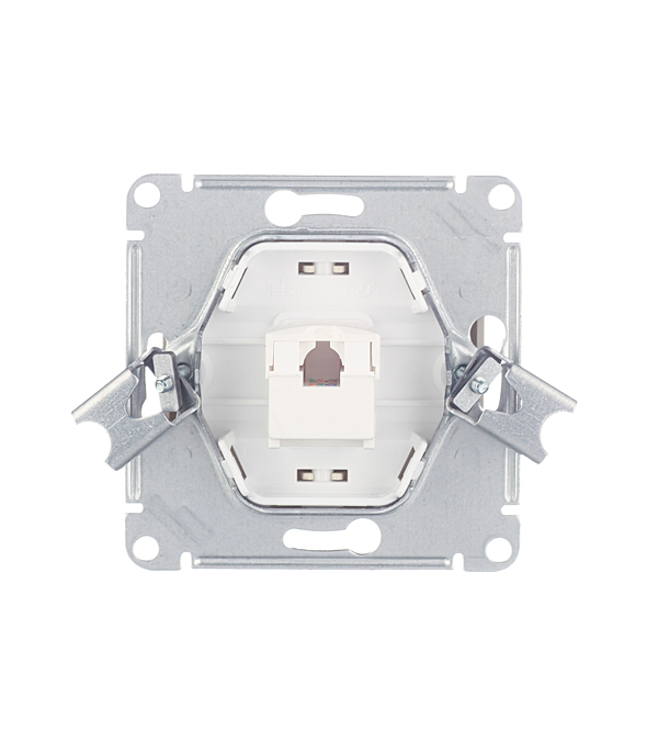 Розетка компьютерная Systeme Electric Glossa встраиваемая бежевая RJ45 (GSL000281K)