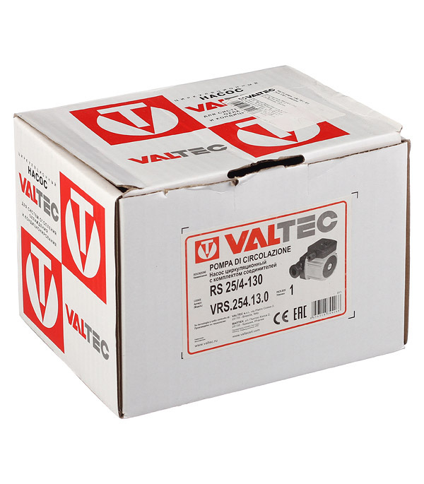 Циркуляционный насос для систем отопления Valtec 25-40 DN25 подъем 4 м 130 мм с гайками (VRS.254.13.0)