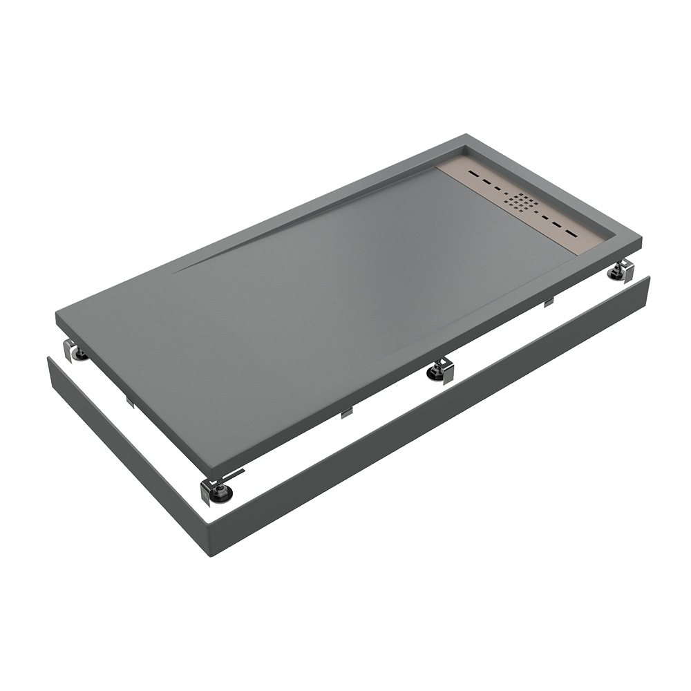 Экран для поддона Good Door Stella ABS-акрил 120х90х10 см прямоугольник графит (ЭЛ00174)
