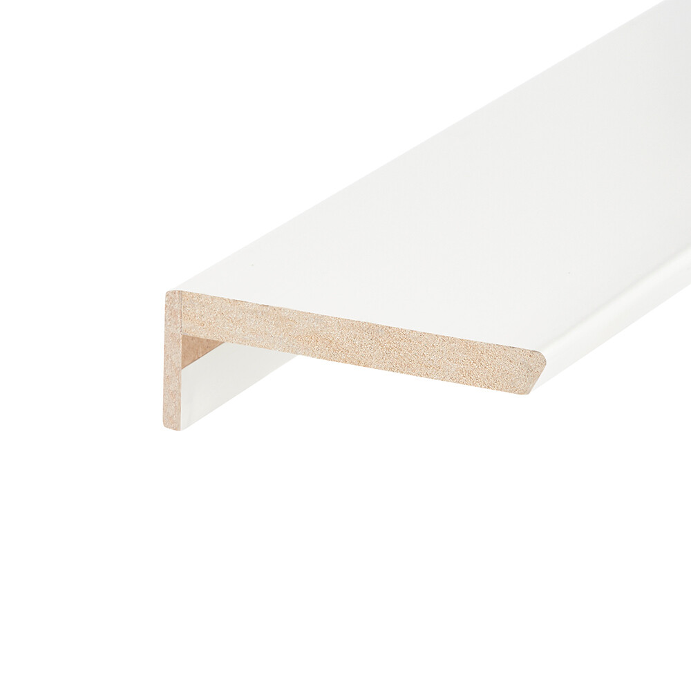 Наличник телескопический Мона/Честер 70х8х2140 мм эмаль белый прямой (1 шт.)