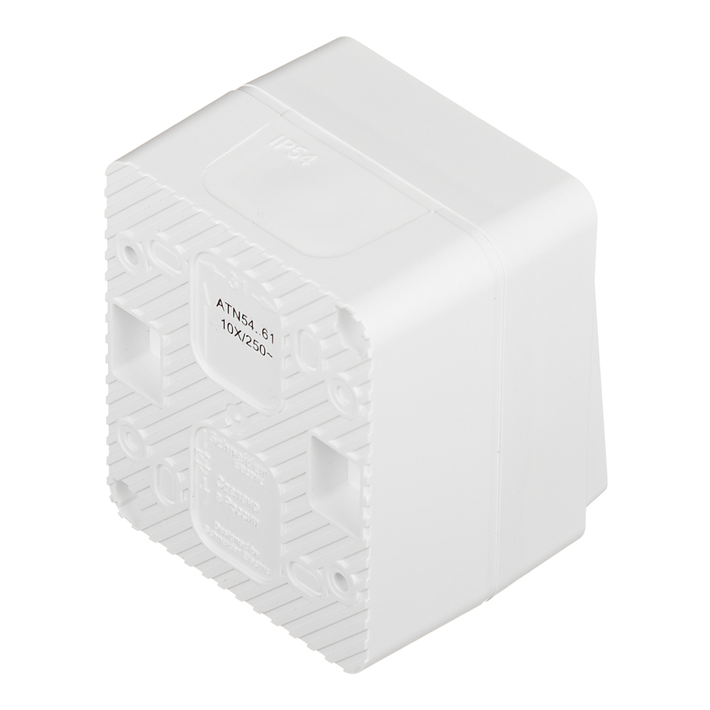 Переключатель Systeme Electric AtlasDesign Profi54 одноклавишный накладной белый (ATN540161)