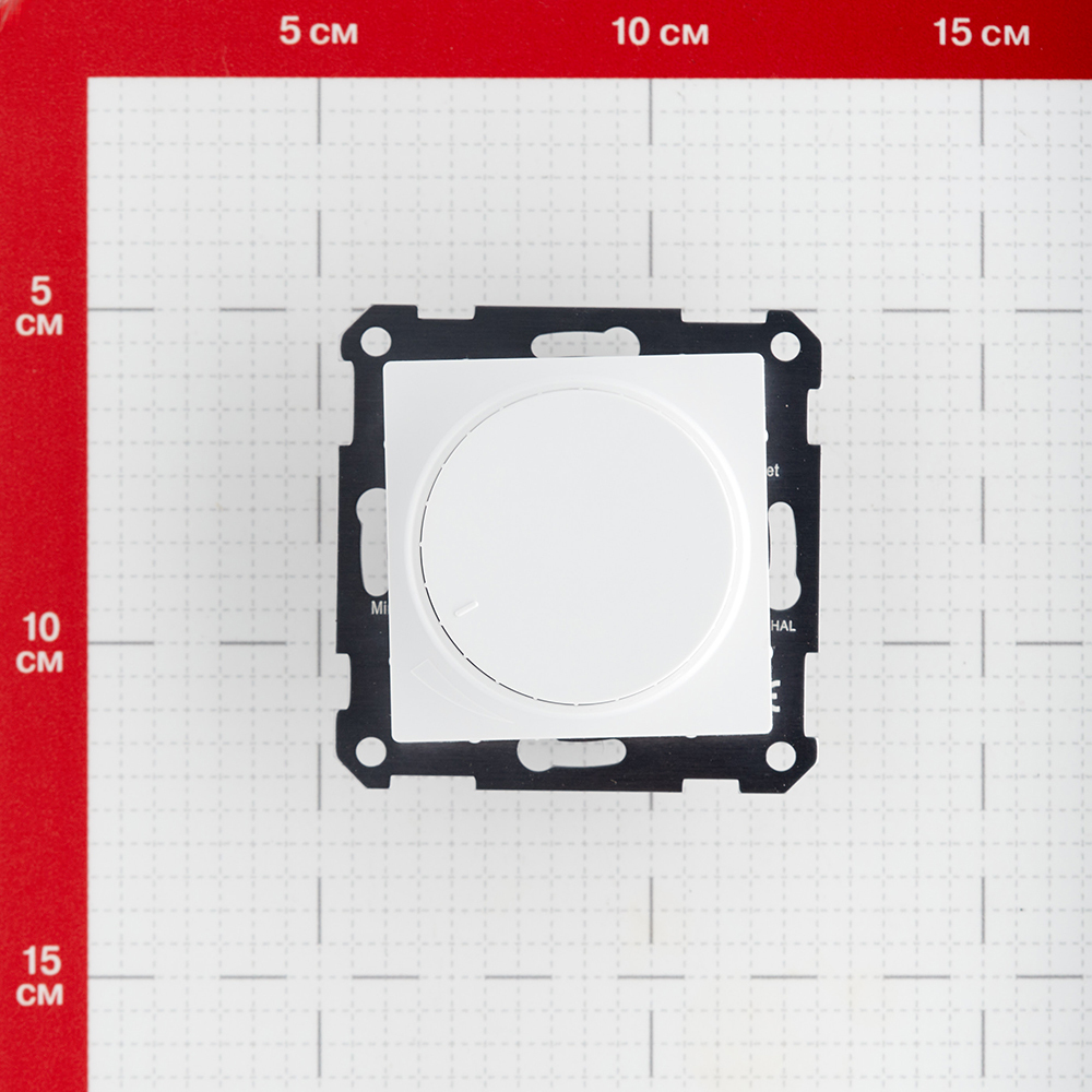 Диммер Systeme Electric AtlasDesign поворотно-нажимной встраиваемый белый (ATN000123)