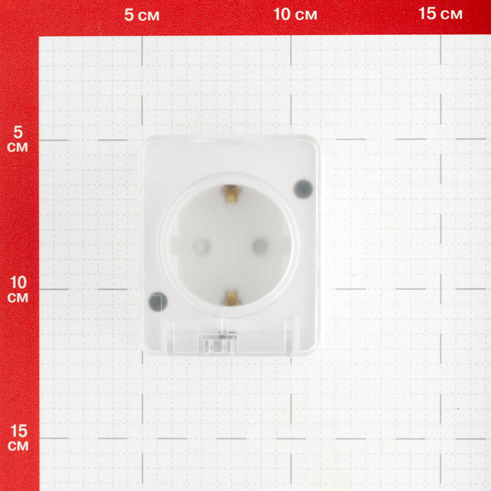 Розетка Systeme Electric AtlasDesign Profi54 накладная белая со шторками с крышкой (ATN540145)