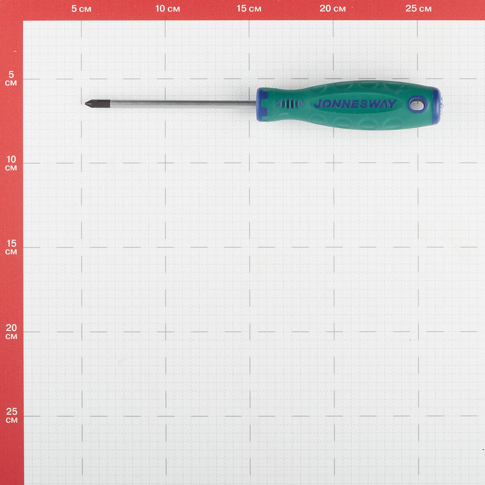 Отвертка крестовая PH1 100 мм Jonnesway Anti-slip grip (D71P1100)