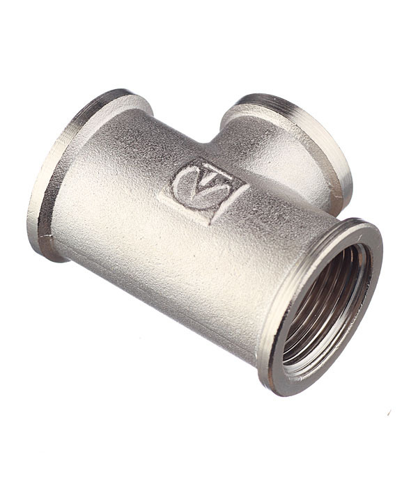Тройник переходной Valtec 3/4 ВР(г) х 1/2 ВР(г) х 3/4 ВР(г) латунный (VTr.750.N.0504)