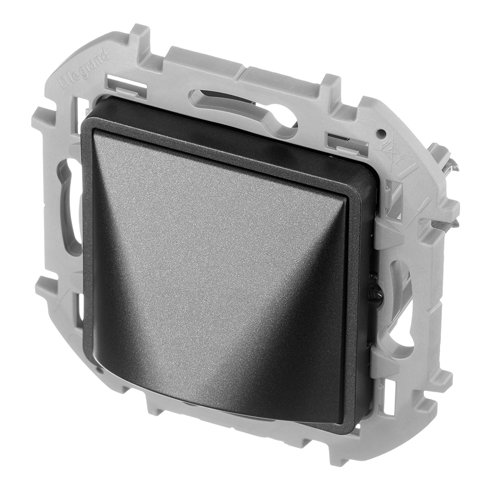 Вывод кабеля Legrand Inspiria встраиваемый антрацит (673893)