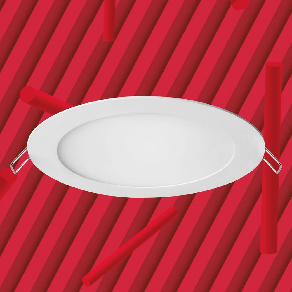 Светильник встраиваемый светодиодный белый 18 Вт 4000К IP20 Rev ДВО (28946 3)