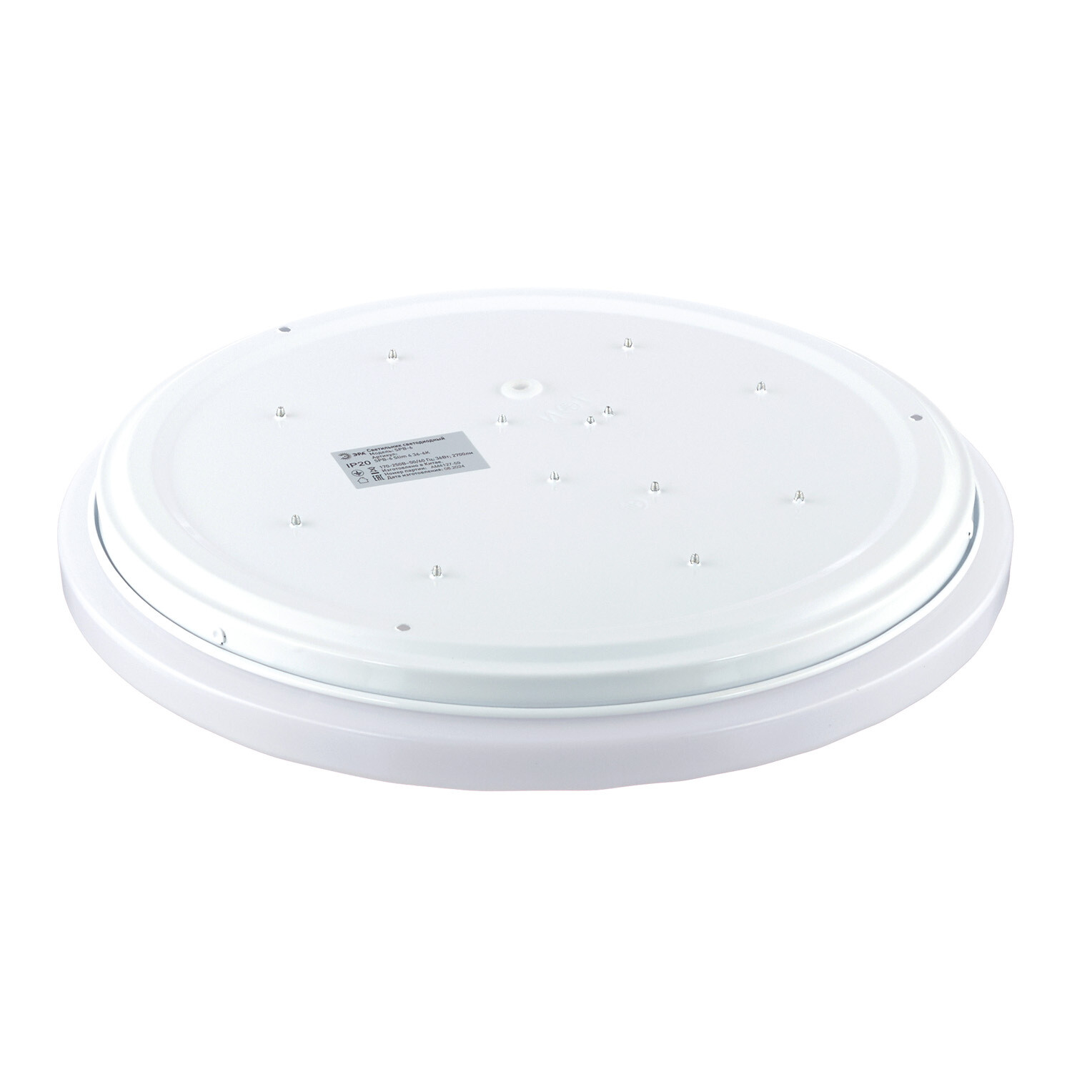 Светильник светодиодный потолочный Эра Slim 4 SPB-6 6500К 36 Вт 12 кв.м белый IP20 (Б0054084)