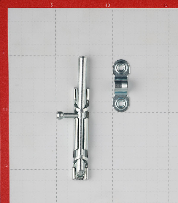 Шпингалет 120 мм оцинкованный