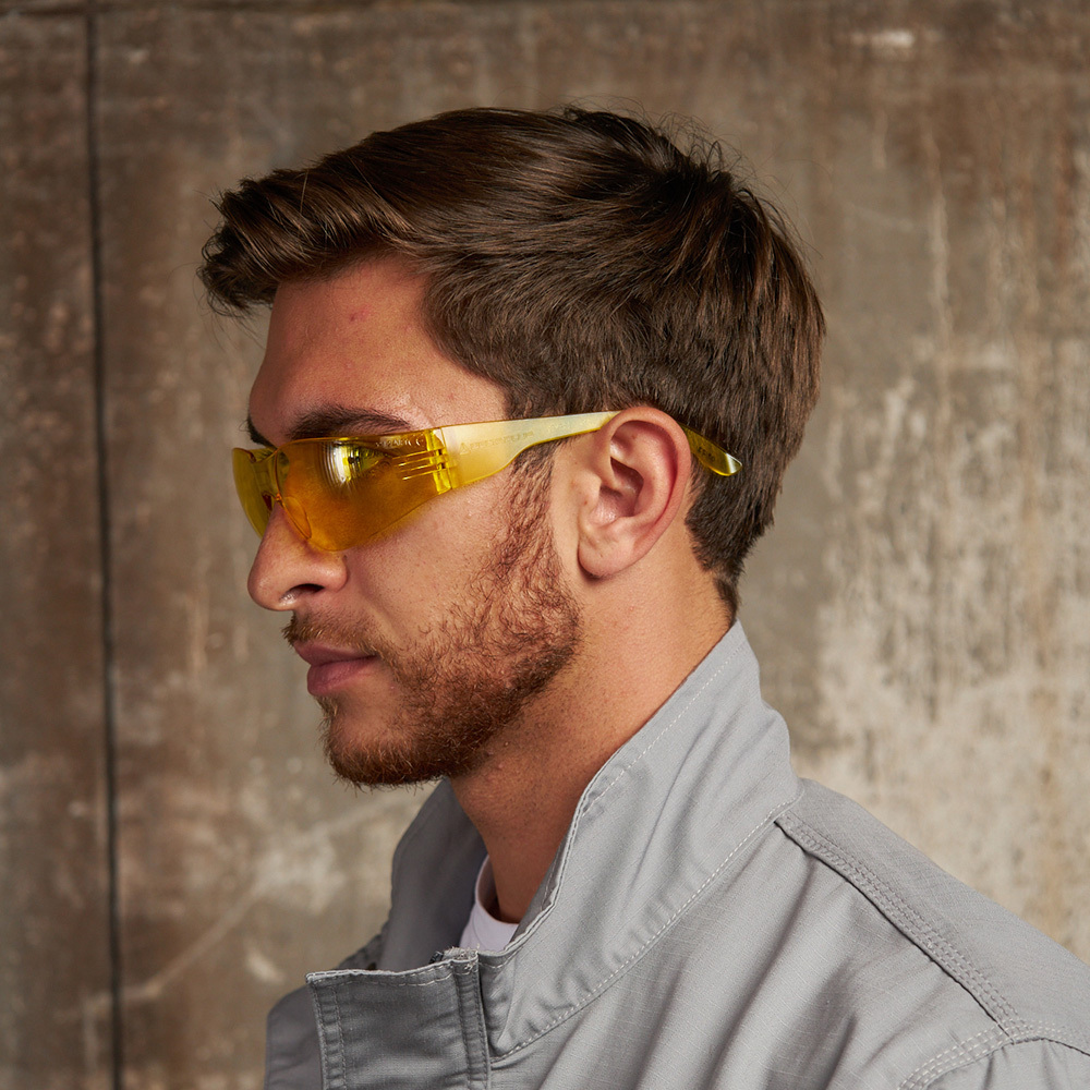 Очки защитные Delta Plus Brava открытые с желтыми линзами (BRAV2JA)