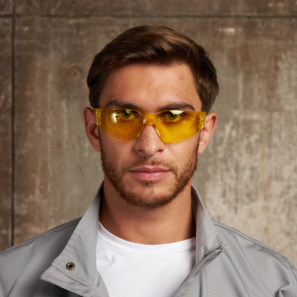 Очки защитные Delta Plus Brava открытые с желтыми линзами (BRAV2JA)