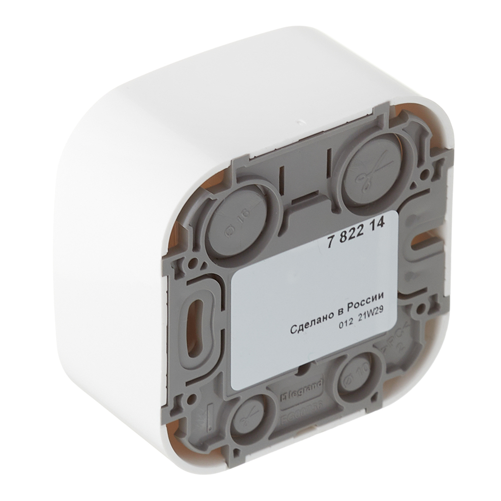 Розетка телефонная Legrand Quteo накладная белая RJ11 (782214)