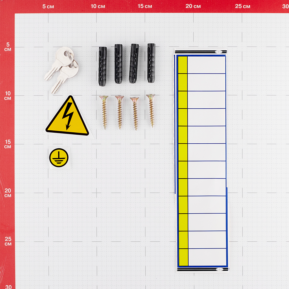 Щит распределительный встраиваемый EKF PROxima ЩРВ-12 металлический IP31 260х340х120 мм 12 модулей