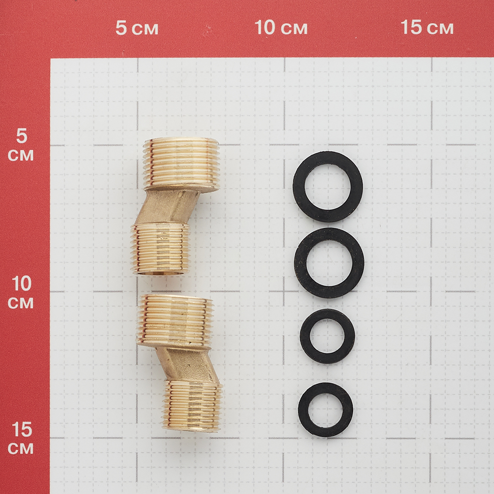 Эксцентрик для смесителя Corsa Deco 3/4" х1/2" 44 мм (2 шт.) (692615)