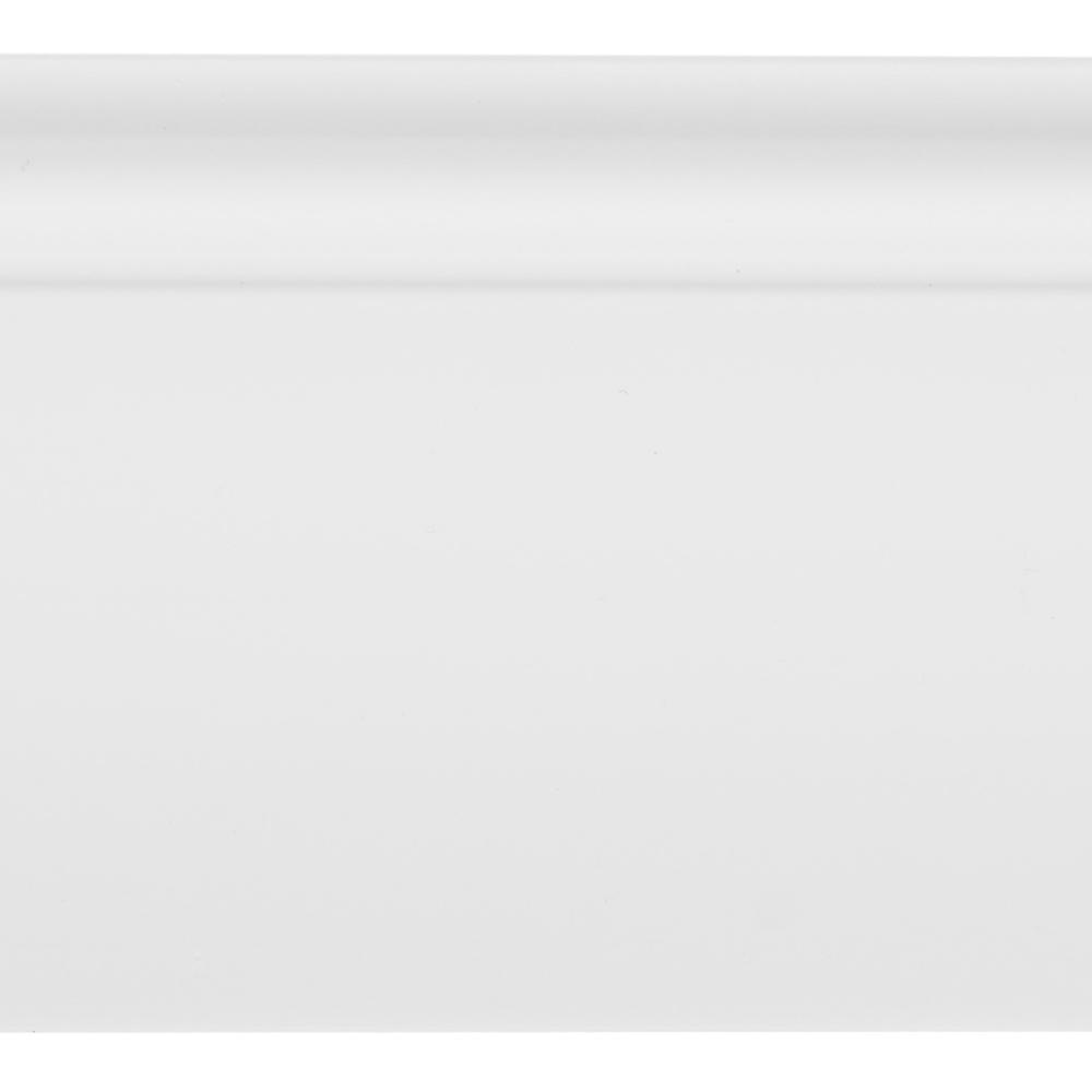 Плинтус экополимер Cosca 79х13х2000 мм белый (PX002)