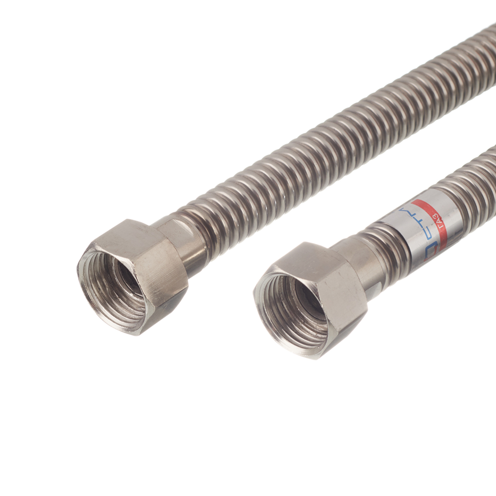 Подводка для газа сильфонная CTM 1/2 ВР(г) х 1/2 ВР(г) 100 см