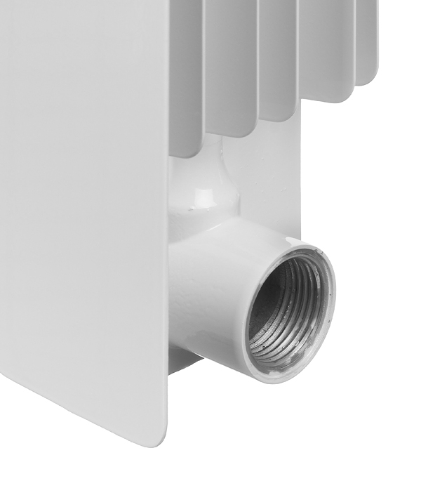 Радиатор биметаллический Rifar Base 500 мм 8 секций 1" боковое подключение белый